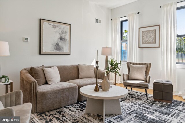 empty room featuring light hardwood / wood-style floors