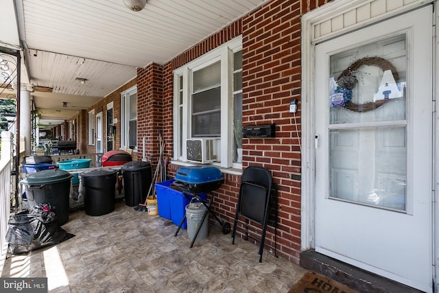 view of patio / terrace featuring cooling unit