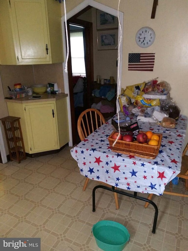 view of dining area