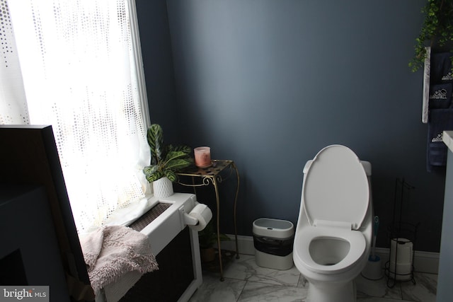 bathroom with toilet