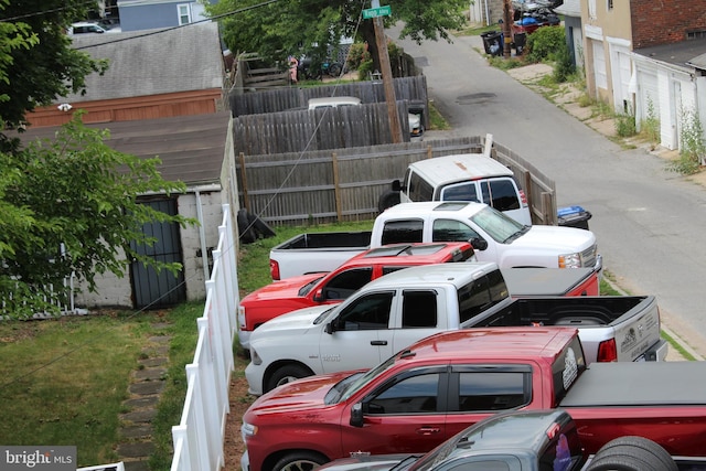 view of parking