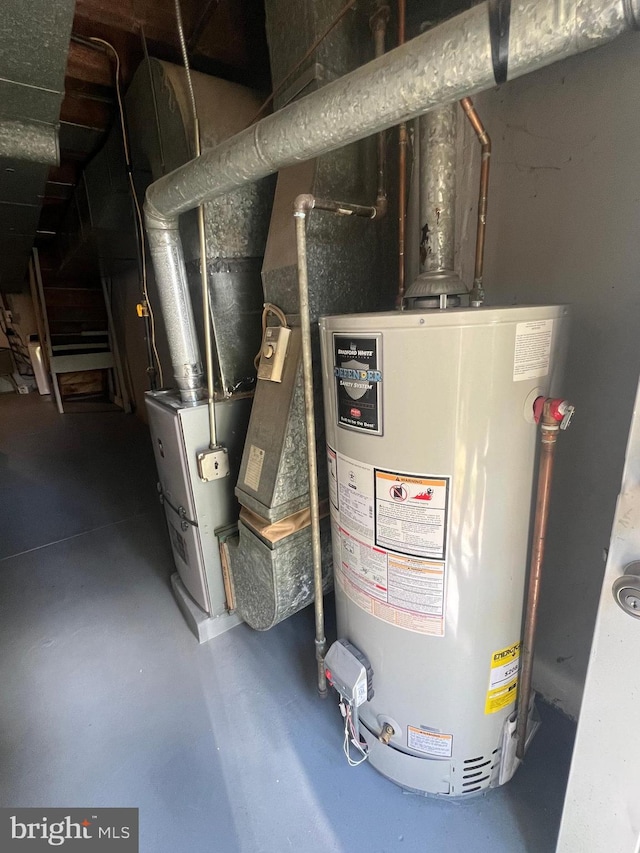 utilities featuring water heater