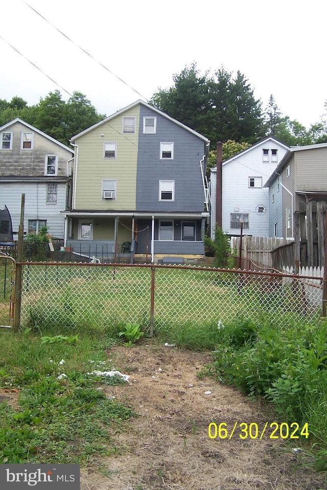 view of rear view of house