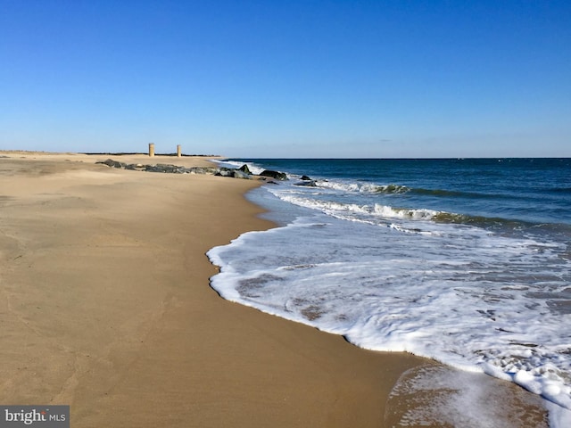 water view featuring a view of the beach