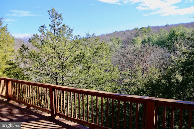 view of deck