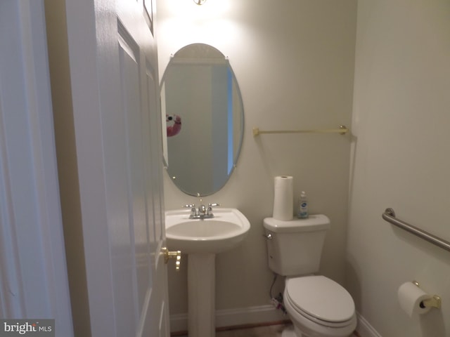 bathroom with toilet