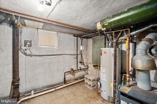 utilities with gas water heater