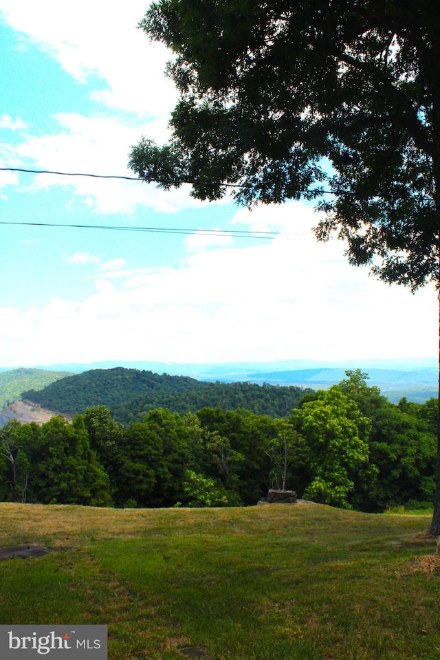 view of mountain feature