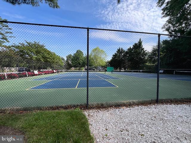 view of sport court