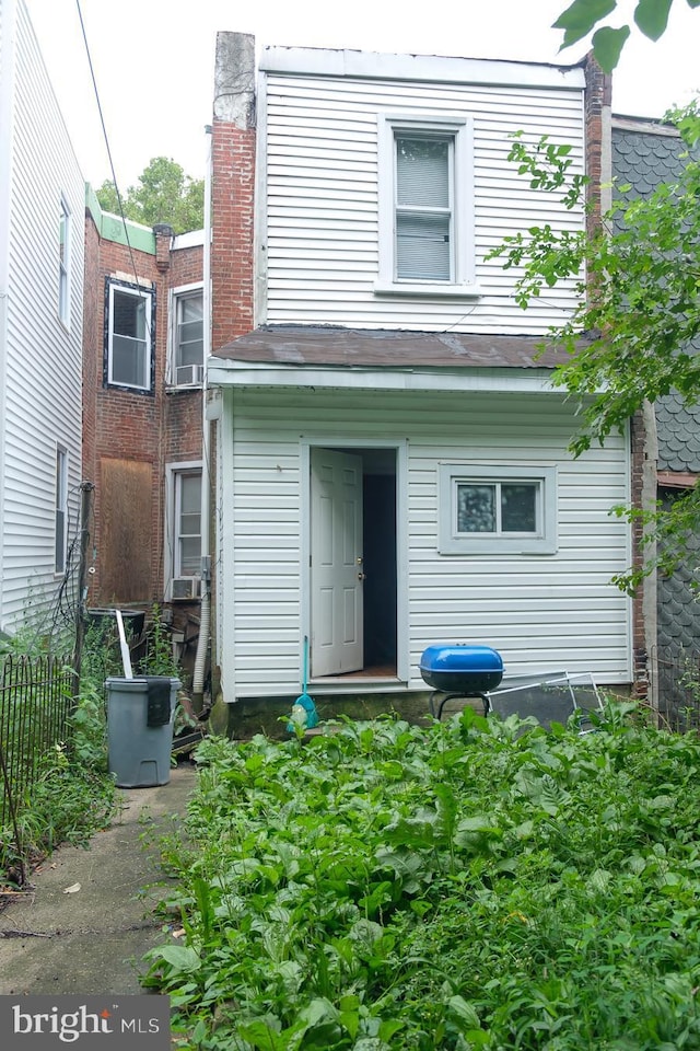 view of rear view of property