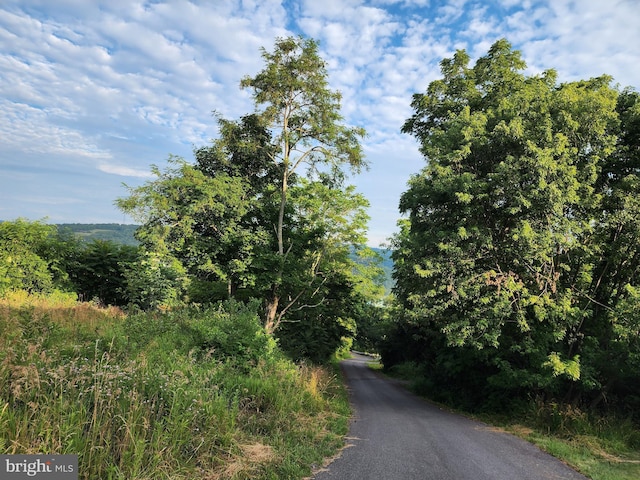 view of road