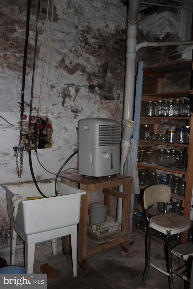 view of utility room