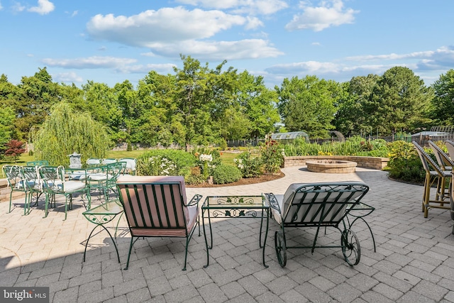 view of patio