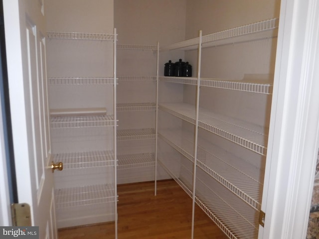 view of pantry