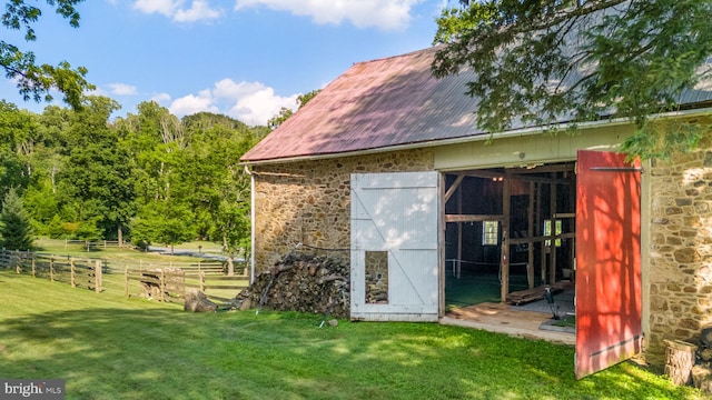 view of outbuilding