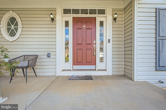 view of entrance to property