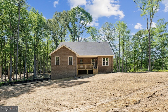 view of front of property