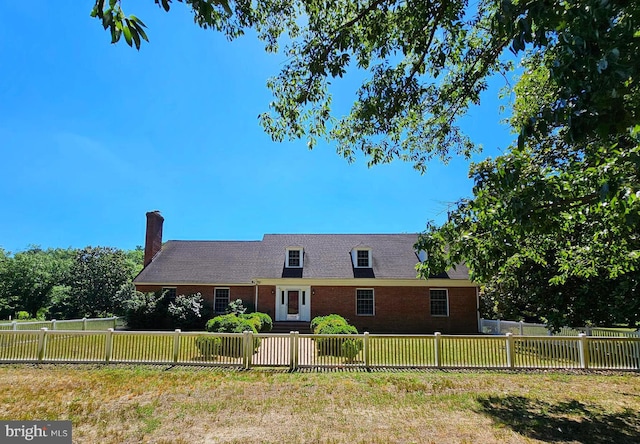 exterior space featuring a front yard