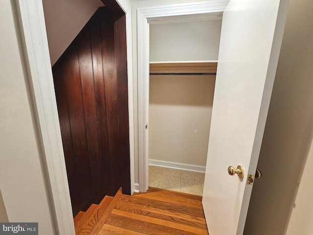 view of closet