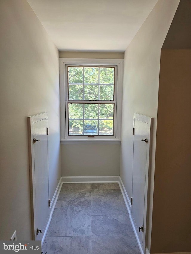 view of laundry room