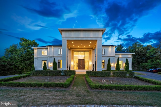 view of modern home