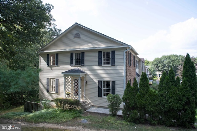 view of front of home