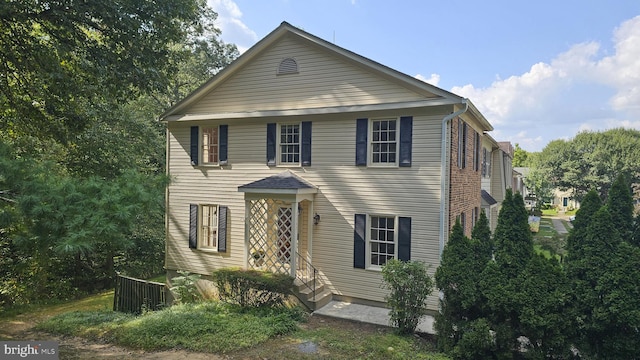 view of front of home