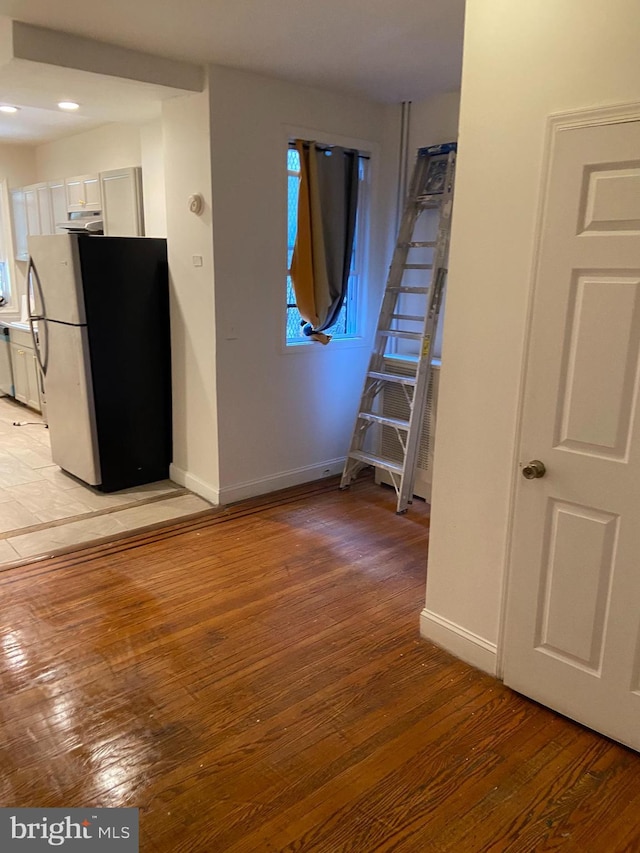 interior space with light wood-type flooring