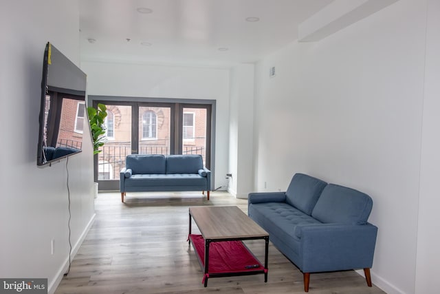 interior details featuring wood-type flooring