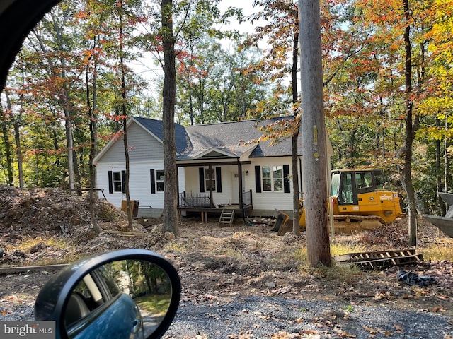 view of ranch-style home