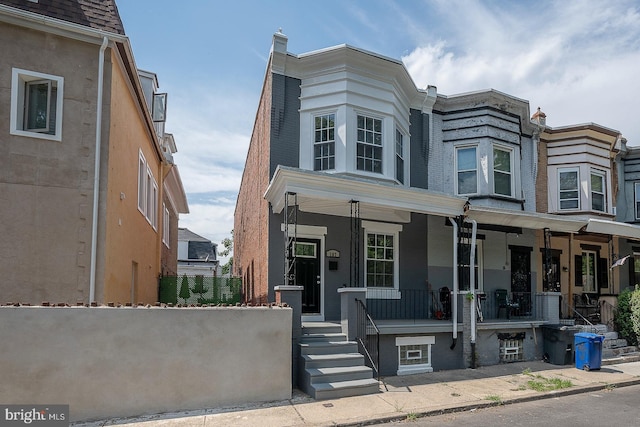 view of front of home with a porch