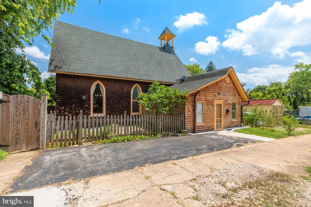 view of front of home