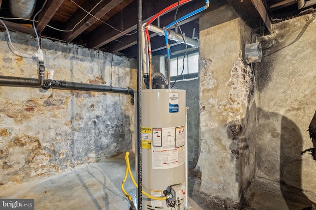 75 Church St, Beverly, NJ 08010 - utility room featuring gas water heater