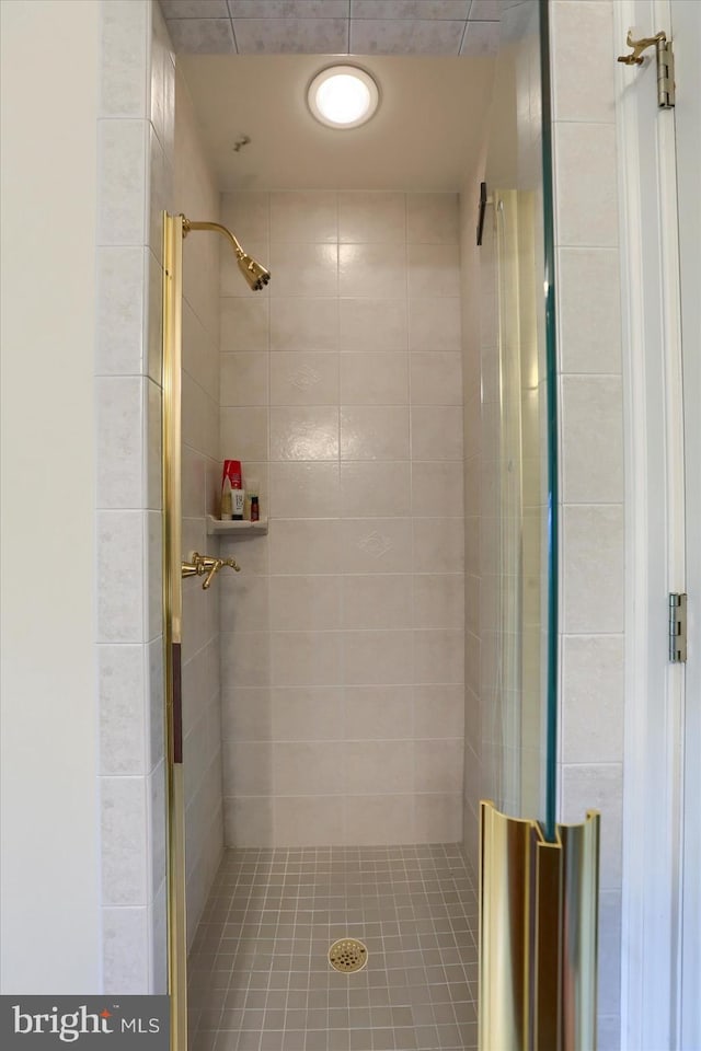 bathroom with an enclosed shower