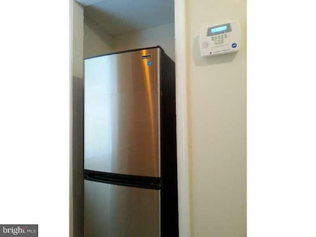 details with stainless steel fridge