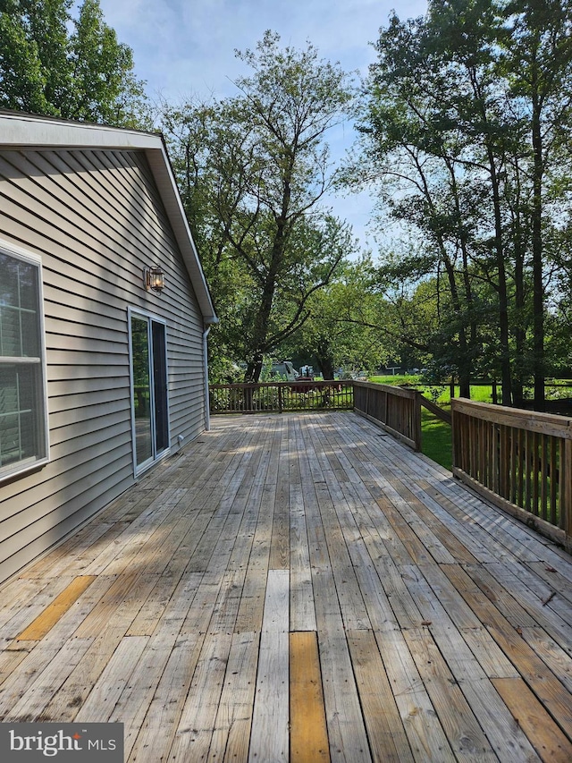 view of deck