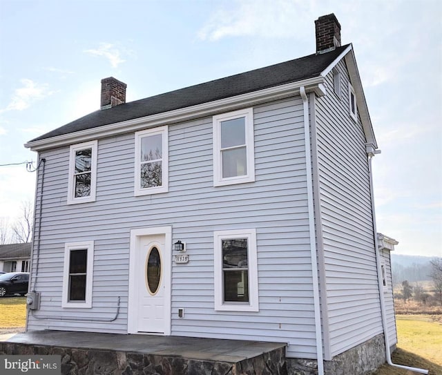 view of colonial-style house