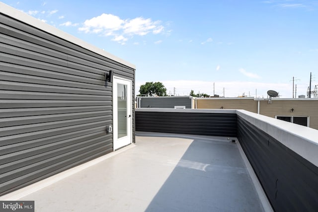 view of patio / terrace featuring a balcony