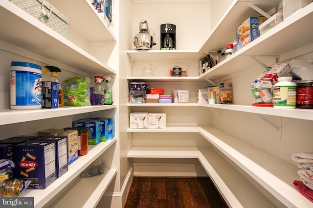 view of pantry