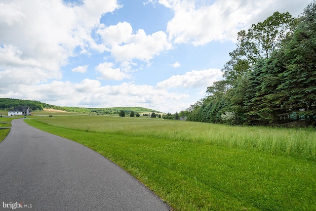 view of road