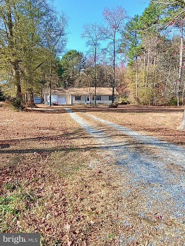 16907 W Hudson Pond Rd, Lincoln, DE 19960 - view of front of house featuring driveway