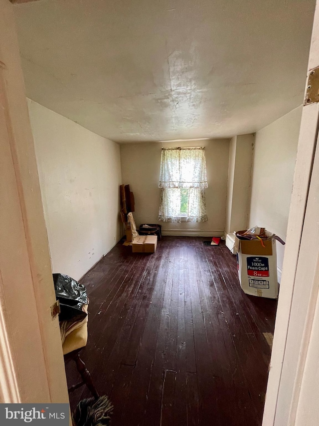 misc room featuring dark hardwood / wood-style floors