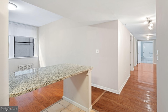 kitchen featuring light tile patterned floors