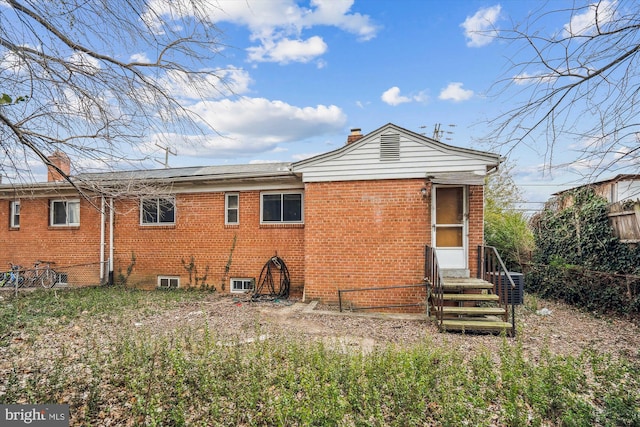 view of back of property