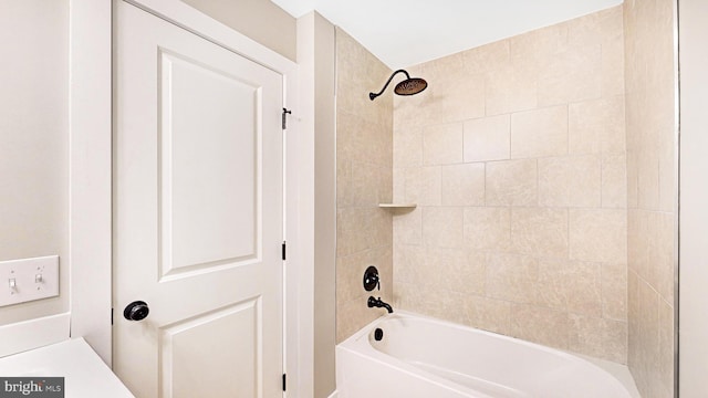 bathroom featuring tub / shower combination