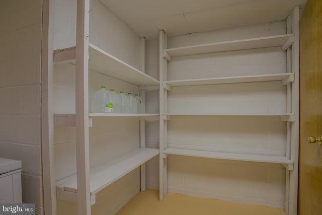 view of pantry