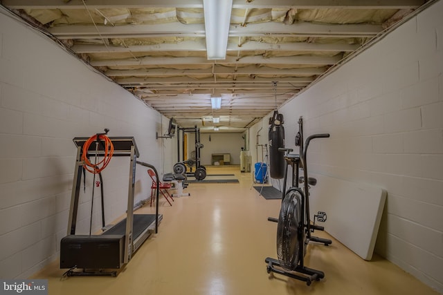 view of workout room