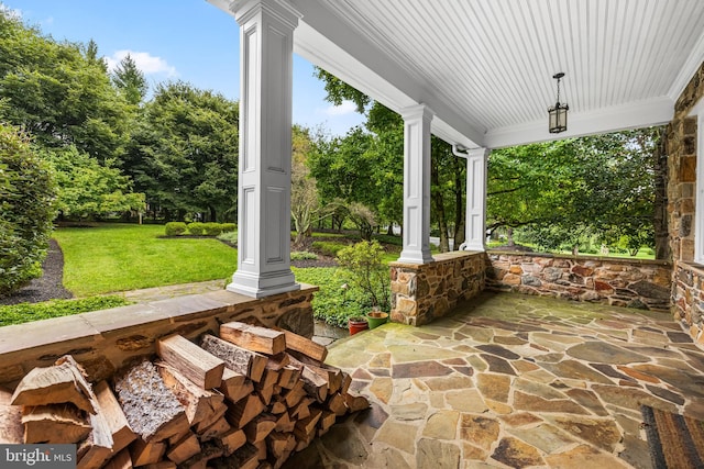 view of patio