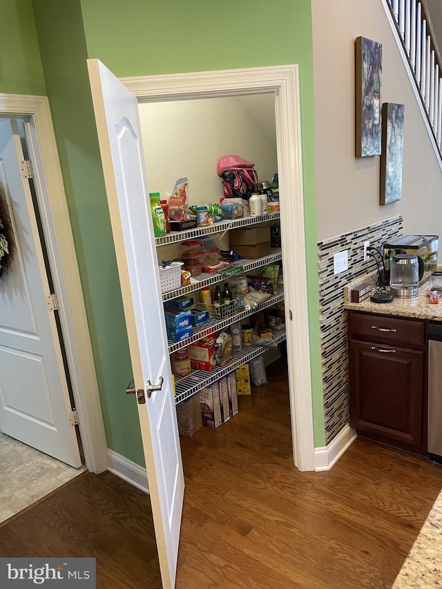 view of pantry