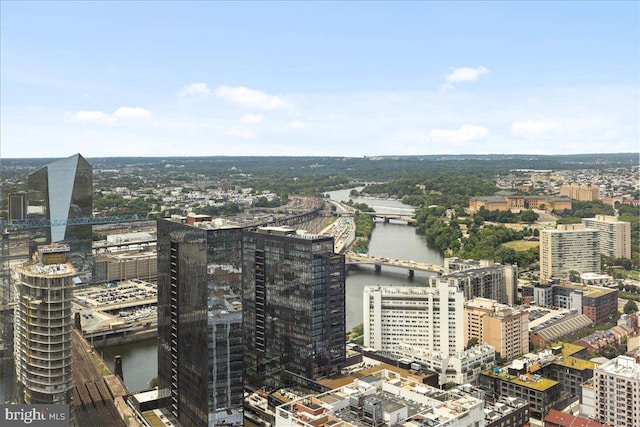 city view with a water view